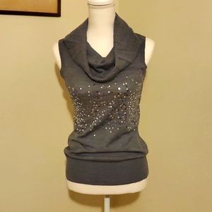 Grey Wool Top